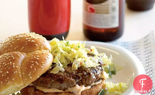 Hamburgers au Kimchi Coréen