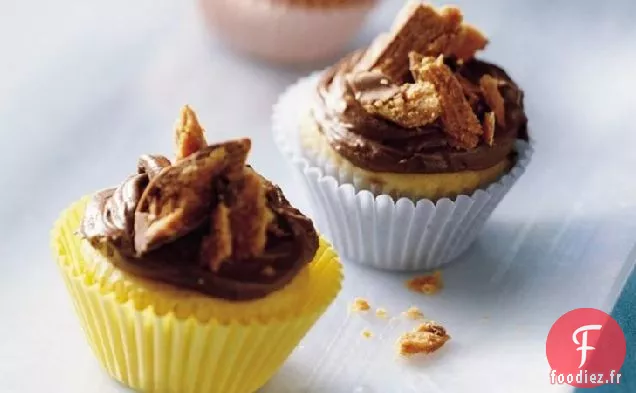 Mini Cupcakes de Barres Chocolatées