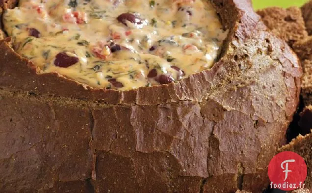 Trempette aux Épinards Aux Trois Fromages à la Mijoteuse