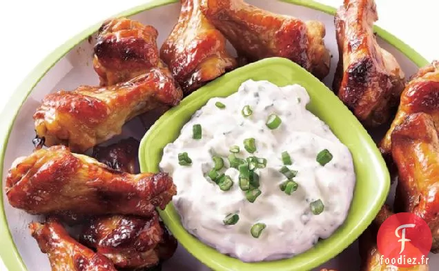 Ailes de Poulet Jerk avec Sauce Crémeuse