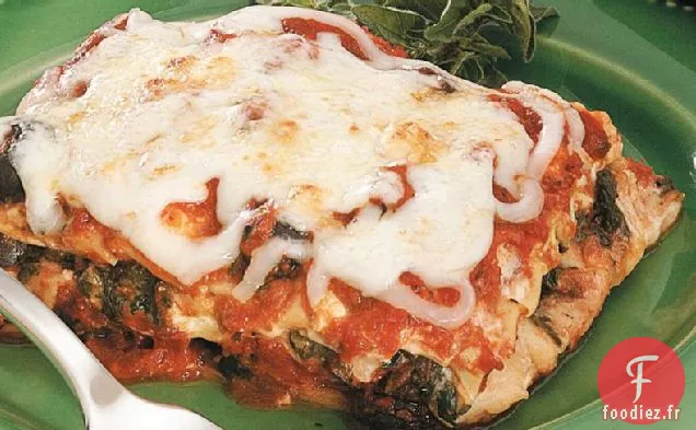 Lasagnes Méditerranéennes Pendant la Nuit