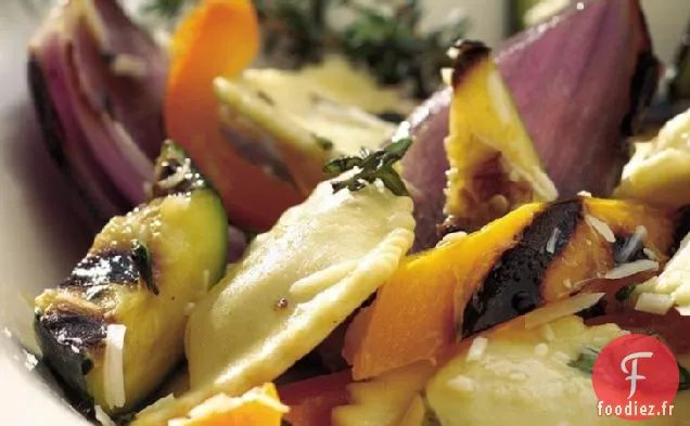 Légumes Grillés et Raviolis