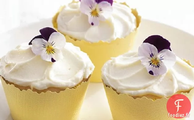 Cupcakes Au Chocolat Blanc Et Au Citron