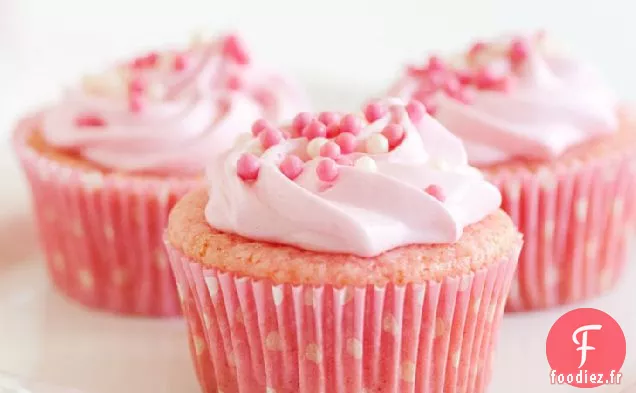 Cupcakes à la Limonade Rose