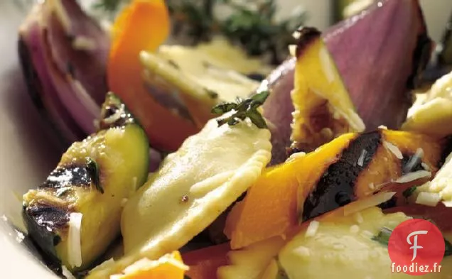Légumes Grillés et Raviolis