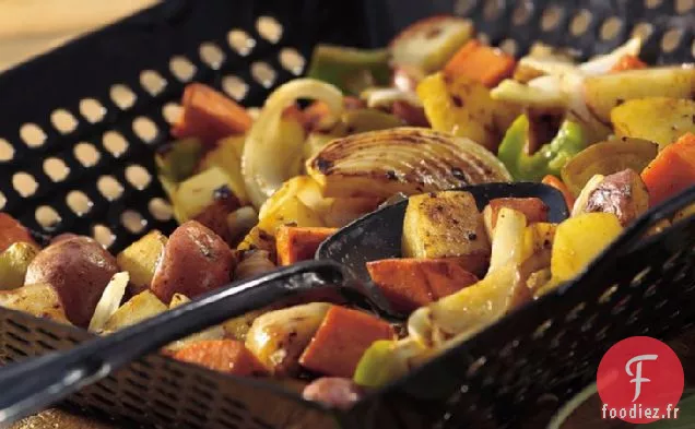 Mélange de Trois Pommes de Terre Grillées