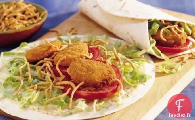 Tacos Croquants aux Pépites de Poulet