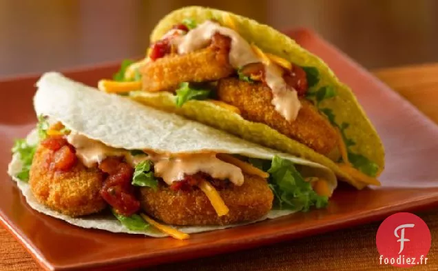 Tacos aux Pépites de Poulet