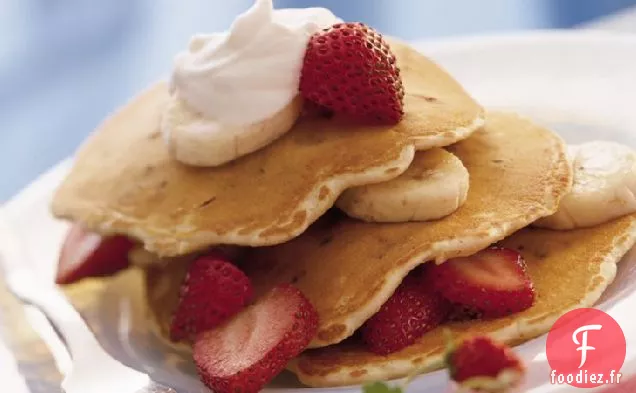 Crêpes aux Pépites de Chocolat et à la Banane
