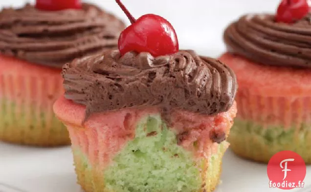 Cupcakes au Spumoni Italien