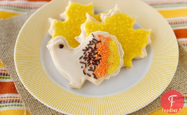 Biscuits au Sucre Épicé avec Glaçage à l'Érable