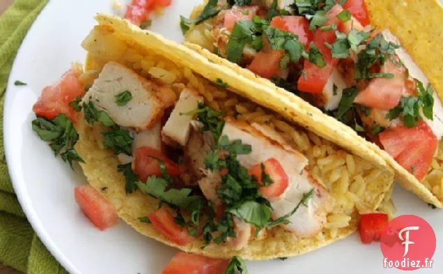 Tacos Farcis au Poulet Grillé Fajita
