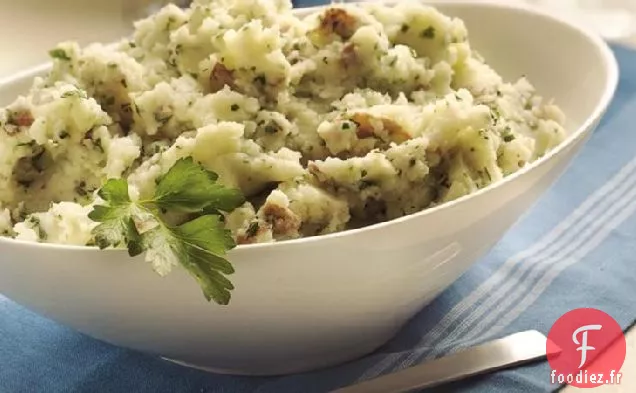 Pommes de Terre Écrasées au Persil