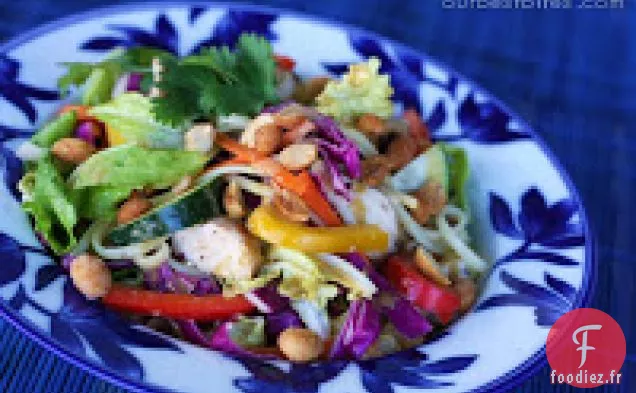 Salade Thaïlandaise de Nouilles aux Arachides