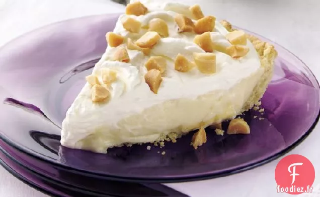 Tarte à la Crème aux Noix de Macadamia et à la Banane