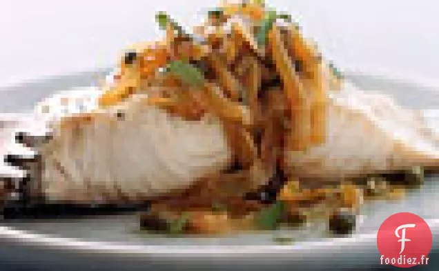 Mahimahi à l'Oignon, aux Câpres et au Citron