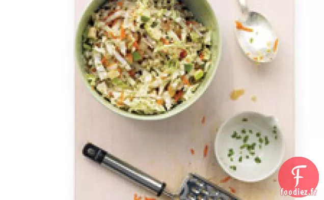 Salade de chou sucrée et épicée