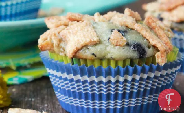 Muffins aux Courgettes et aux Myrtilles avec Toast à la Cannelle Crunch® Streusel