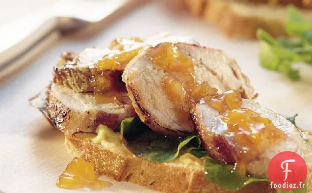 Sandwichs Au Filet de Porc Grillé