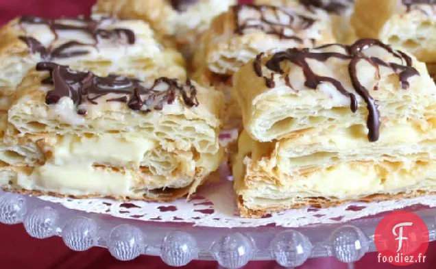 Napoleons à la Crème Vanille