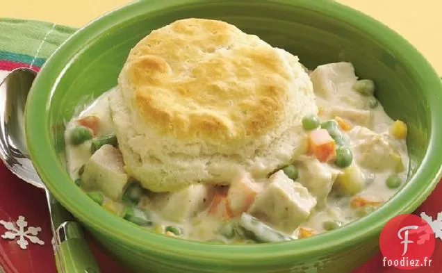 Cocotte de Dinde et Biscuit Maison