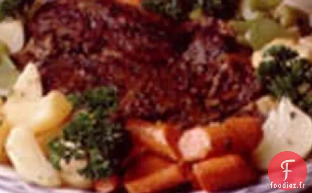 Rôti aux Herbes avec Légumes