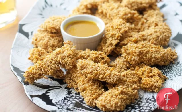 Doigts de Poulet Chex au Miel et à la Moutarde au Four