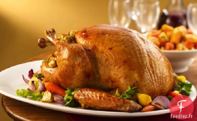 Dinde Rôtie avec Farce