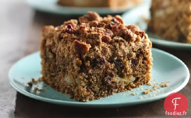 Gâteau Brunch aux Fruits Garni de Streusel