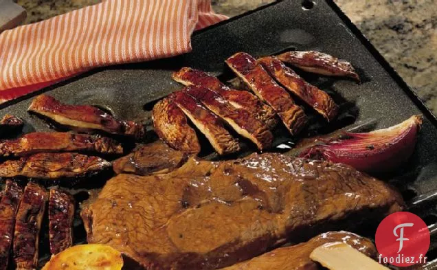 Steak de Surlonge Grillé et Légumes