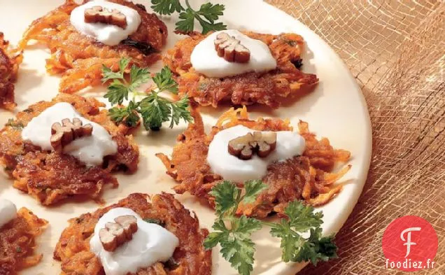 Mini-Latkes de Patates Douces