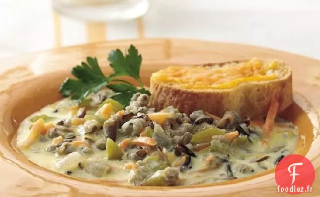 Soupe de Riz Sauvage Crémeuse