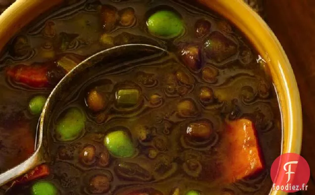 Ragoût de Lentilles et Légumes au Curry