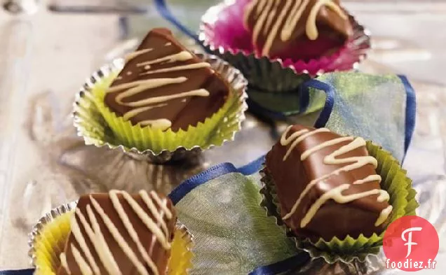 Bonbons Au Beurre D'Arachide Enrobés De Chocolat