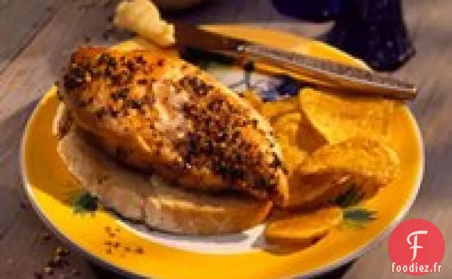 Poulet aux Deux Poivrons au Beurre de Miel