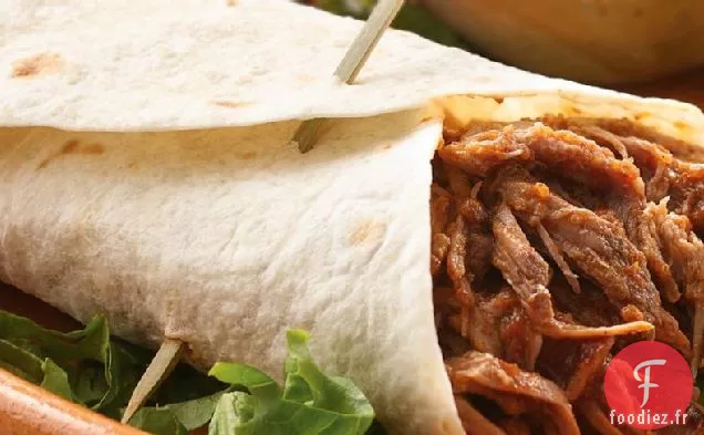 Burritos de Porc du Sud-Ouest à la Mijoteuse
