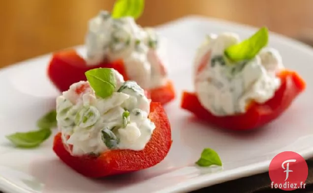 Bouchées de Crabe au Poivron Rouge