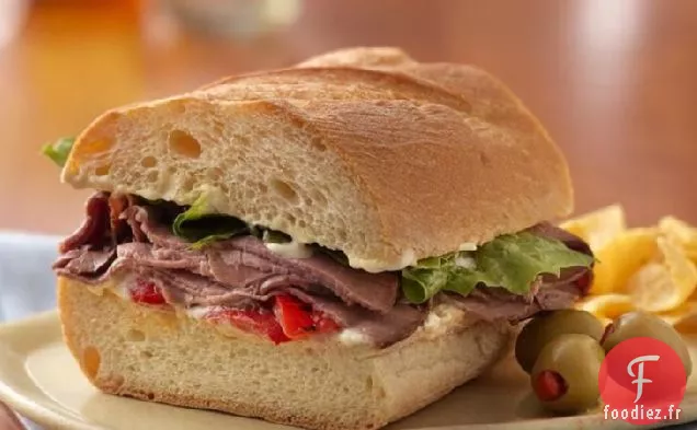 Sandwich au Rôti de Bœuf à Préparer