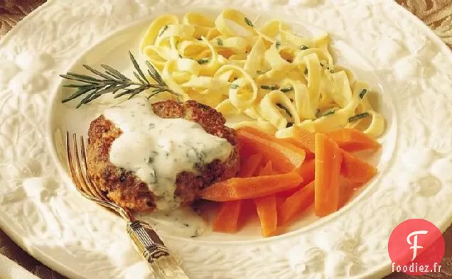 Burgers d'Agneau Sauce Romarin-Menthe