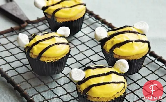 Mini Cupcakes à l'Abeille Orange