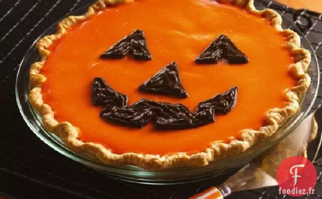 Tarte à la citrouille à l'Orange Jack–o'–Lantern