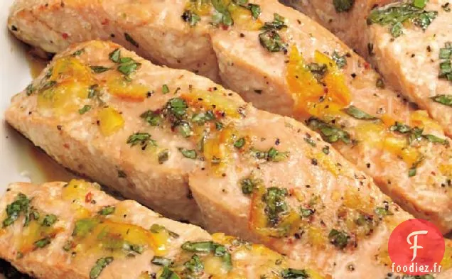 Saumon Grillé Glacé aux Agrumes