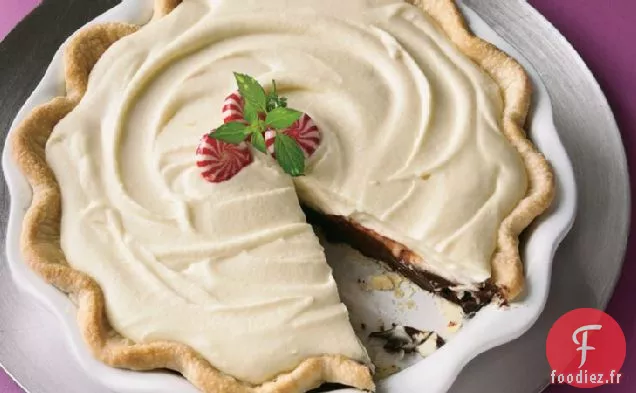 Tarte aux Truffes à la Menthe Poivrée