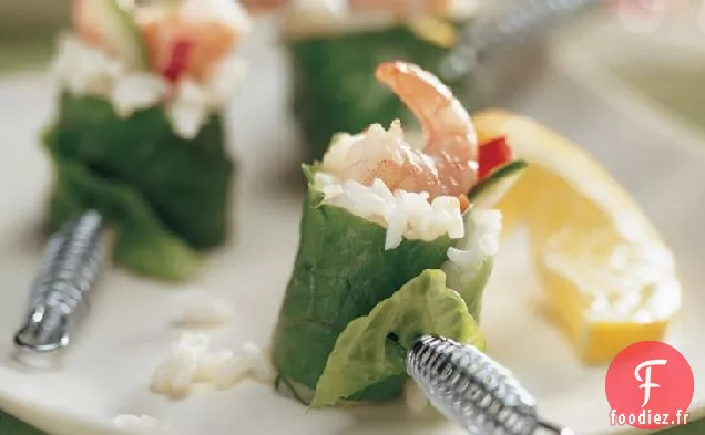 Rouleaux Californiens aux Crevettes au Citron