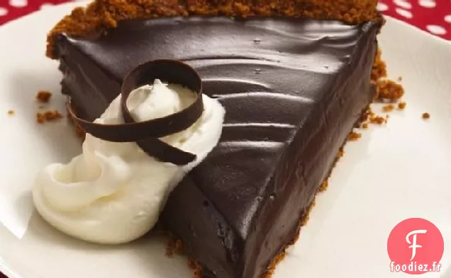 Tarte Crémeuse Au Chocolat Noir