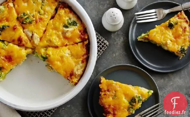 Tarte au Poulet et au Brocoli Incroyablement Facile