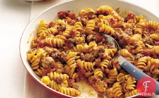 Macaroni au Chili et au Fromage