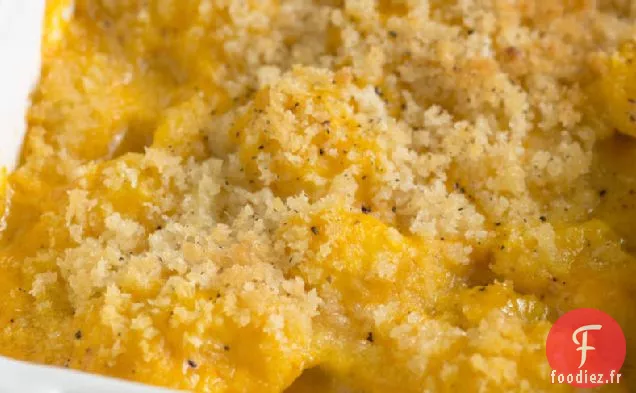 Gratin de Chou-Fleur à la Citrouille au Fromage