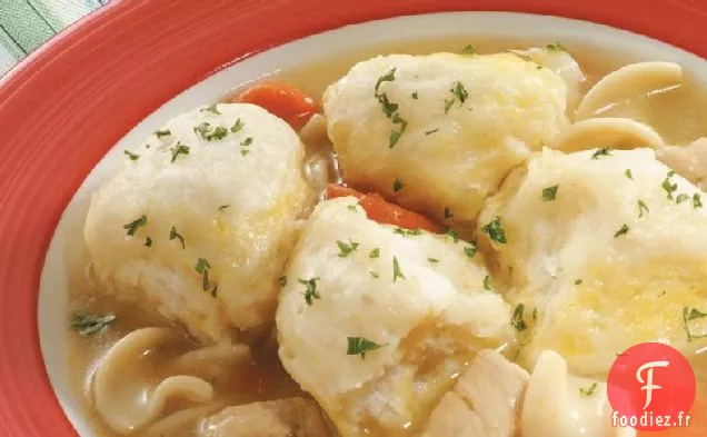 Soupe au Poulet et Boulettes Faciles