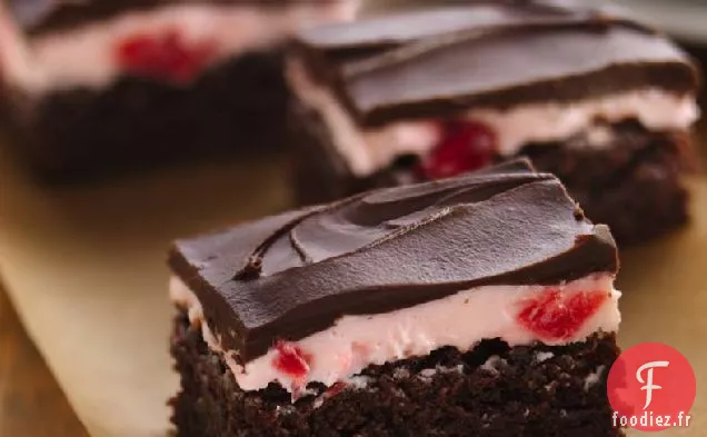 Brownies Décadents à la Mousse de Cerise